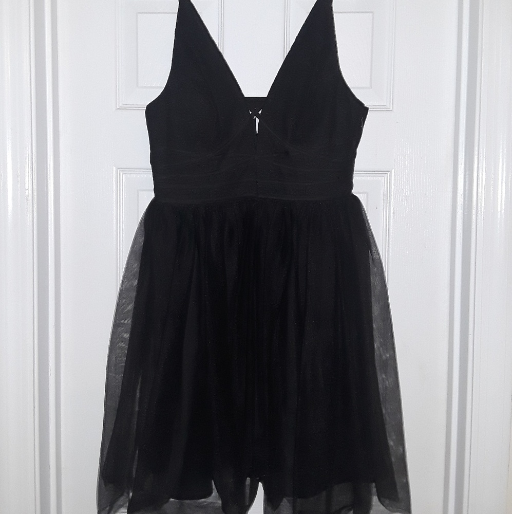 Black Chiffon Dress